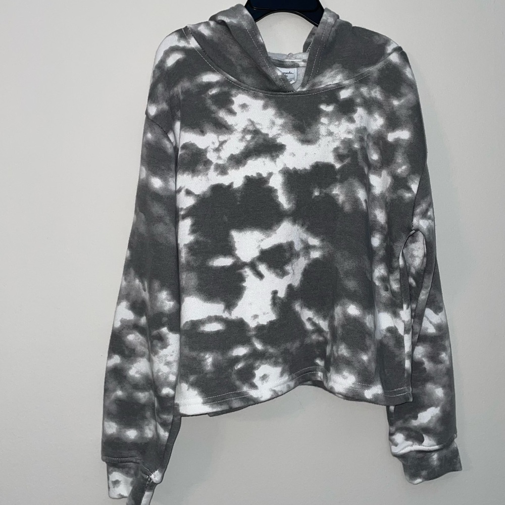 Girl’s Dreamsicle Hoodie Large Cropped Tie Dye